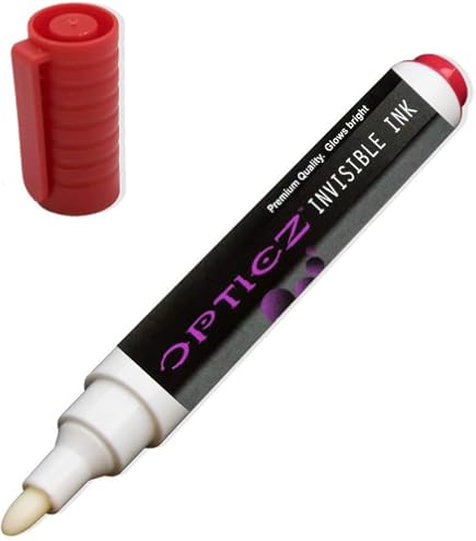 DirectGlow UV Invisible Ink Marker Pens – Glow Under Blacklight, Blue Red Yellow Set