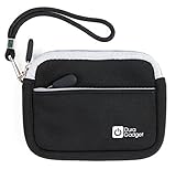 DURAGADGET Premium Quality Black Neoprene Case with Wrist Strap & Additional Storage for The EasySMX Smartwatch