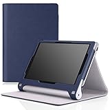MoKo Lenovo Yoga Tablet 2 8 Case - Folio Cover Case for Yoga Tablet 2 8-inch 2014 Version, INDIGO ( With Smart Cover Auto Sleep / Wake )