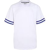 Pullonsy Blank Football Jerseys for Men Adult Hip-Hop Hipster Shirt Practice Sports Uniform Tops