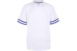 Pullonsy Blank Football Jerseys for Men Adult Hip-Hop Hipster Shirt Practice Sports Uniform Tops