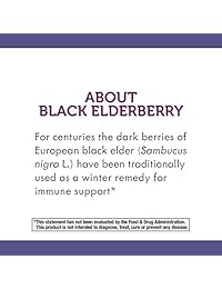 Nature's Way Sambucus jarabe sin azúcar, 15331, 8 onzas, 1