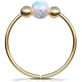 Opal Nose Ring