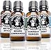 DUCKBUTTER Duck Butter Beard Oil - Natural & Organic 4-Pack Boxed Gift Set - BEST DEAL!