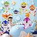 ROSZETTA Shark Helium Balloons,10PCS Shark Family Balloons for Party Decorations,Baby Themed Birthday Decorations Party Supplies…