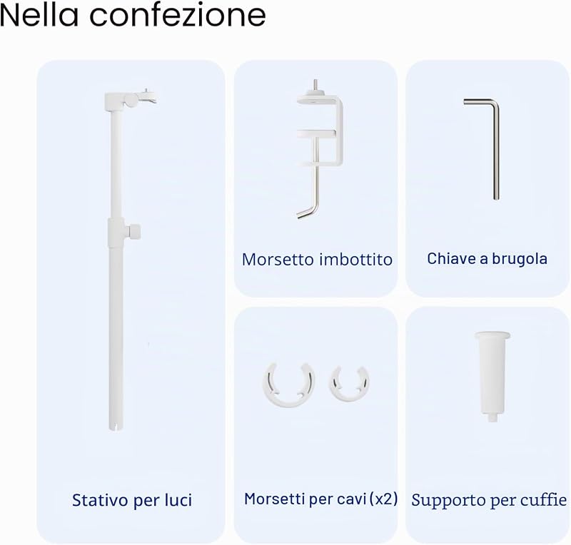 Neo Clamp, supporto da scrivania a fissaggio bordo