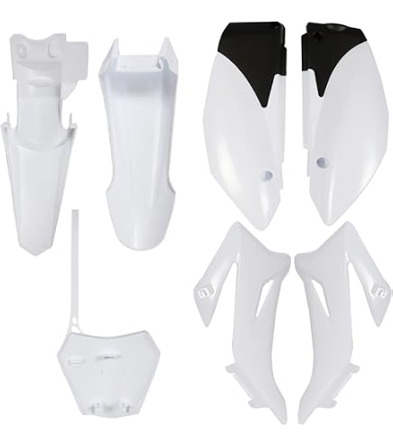 Cycra Powerflow Plastic Kit (White) Compatible with 14-18 Yamaha