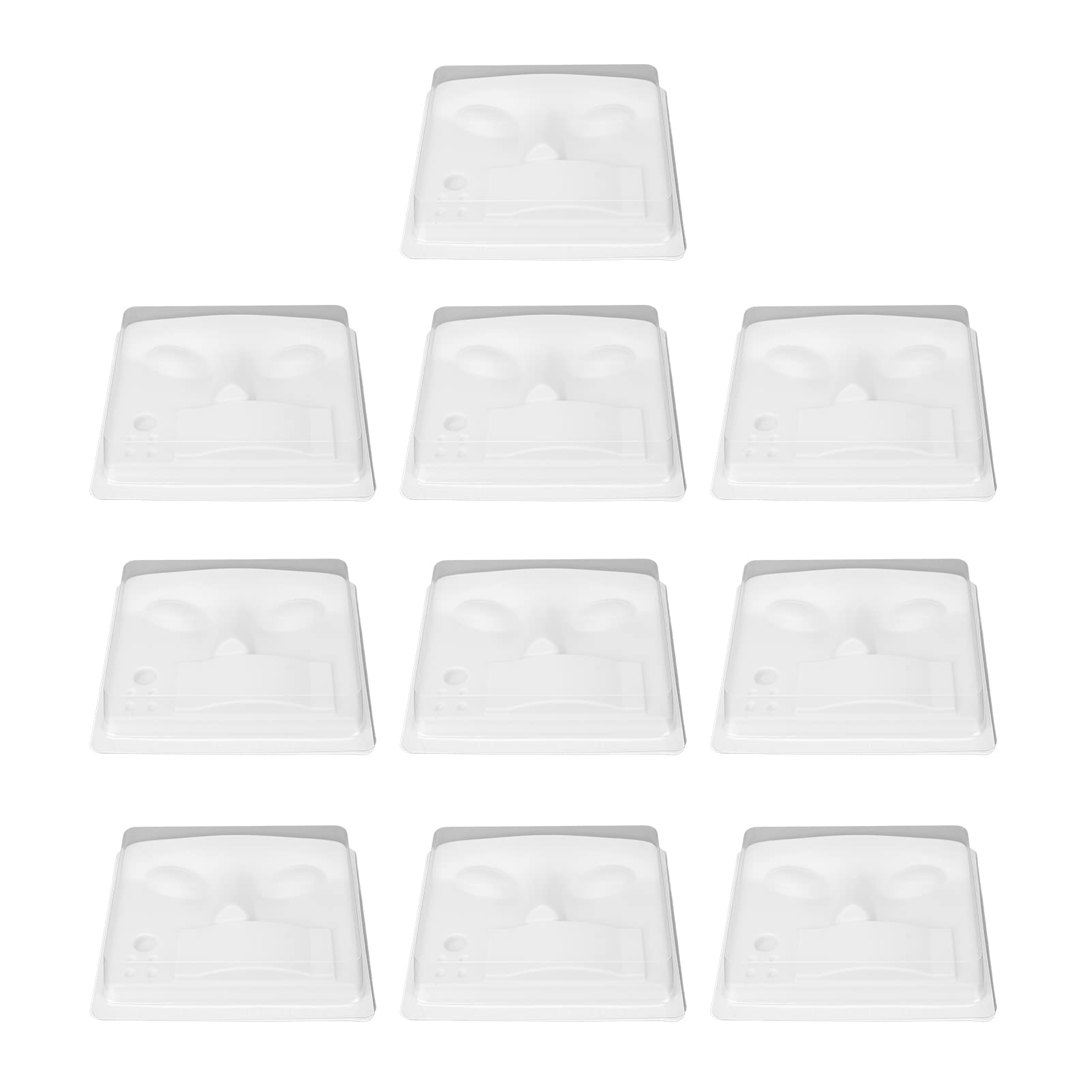 Nutriess Lash Mannequin Head for Eyelash Extensions & Makeup Practice – Soft-Touch Design for Professional Lash Training 10PCS