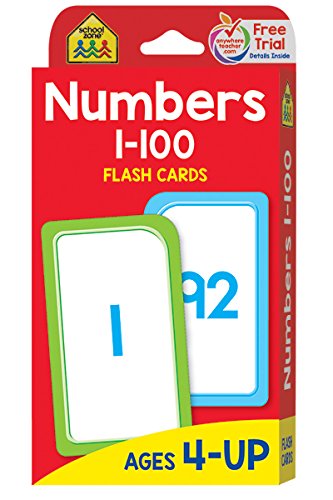 Numbers 1-100 Flash Cards