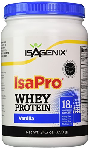 UPC 785923454924, Isagenix Isapro Supplemental Whey Protein with Vanilla Flavoring - 1 Canister(24.3oz)