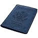 KINGMAS Travel Passport Wallet Case, Unisex Passport Holder Cover with RFID Blocking