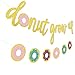 Glitter Donut Grow Up Banner Donut Party Garland