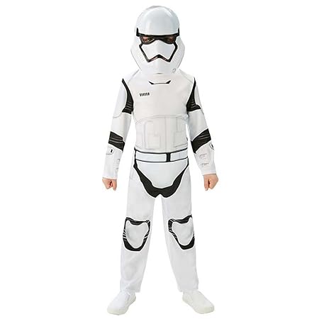 NET TOYS Kinderkostüm Stormtrooper Star Wars Kostüm M 128 cm Klonkrieger Outfit Kinder Sturmtruppler Verkleidung Starwars Kle