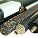 Y&J JY Handmade 57 inch 3/4 Snooker Cue Kit 5-Face Splice 9.5mm Tip Ash Shaft with Leather Case Pool Billiard Cue Stick Sets