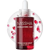 MISSHA PDRN NAD+ Firming Repair Serum, Korean Face Serum, 1.01 fl oz | Camellia PDRN, NAD+ capsules, fermented superfood complex, lightweight hydration, healthy-looking glow