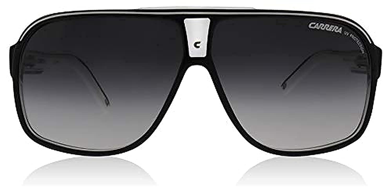 Carrera GRAND PRIX 2 BLACK WHITE/DARK GREY SHADED 64/9/130 Herrenbrillen Sonnenbrillen