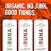Organic Clean Energy Iced Tea Drink by RUNA ZERO, Variety Pack | Natural High Caffeine Coffee Alternative | Healthy Energy Boost with No Jitters | Calorie Free & Sugar Free, 12 oz (Pack of 12)