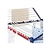 Leifheit Varioline Large Winged Clothes Drying Rack with Adjustable Lines, Blue and White