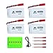 Noiposi 4 pcs 3.7v 750mAh 25c Lipo Battery (JST Plug) with X4 Charger for MJX X400 X400W X800 X300C Sky Viper S670 V950hd V950str HS200W National Geographic Quadcopter Drone