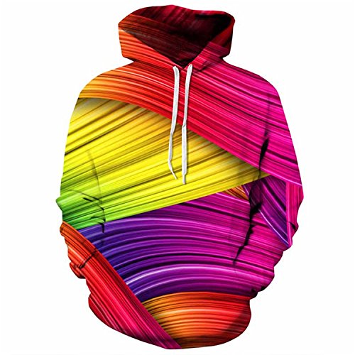 OUDNGS Men 3D Hoodies Space Vacuum Cleaner Astronaut 3D Print Hooded Sweatshirt Tracksuit Polluvers 3 L Great