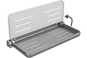 WANDWEL RV Aluminum Foldable Shelf - Wall-Mounted Folding RV Shelves - Compact Camper Trailer Accessories & Space-Saver 12.2x5.5 Inch