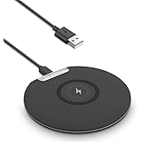 YW YUWISS Q20 Wireless Charger Qi-Certified 10W Max Fast Sleep-Friendly Wireless Charging Pad Compatible with iPhone 12/12 Mi