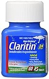 Claritin Non-Drowsy 24 Hour Indoor & Outdoor Allergy Antihistamine Tablets - 60 CT