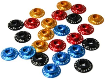Secraft Wide Washer 3mm Black (6 per package)
