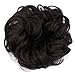Scrunchy Updo Hair Extensions Wavy Curly Hair Bun Messy Donut Chignons Synthetic Scrunchies Hairpiece Ombre Gradient Color Blonde Brown Black