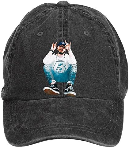 NDWOIJ Mens Post Malone Cap Black
