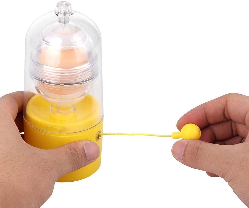 Egg Scrambler, Silicone Manual Egg Shaker Golden Egg Maker Eggs Yolk White Mixer Kitchen Gadgets