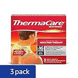 ThermaCare Air-Activated Neck, Wrist, & Shoulder Pain Therapy 3 Heat wraps ( Pack of 3)