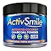 ActivSmile - USA Made - Organic Natural Teeth Whitening - Activated Coconut Charcoal Powder - Tooth Whitener for Sensitive Teeth, Gum Powder - Better than Whitening Toothpaste, Strips, Kits & Gel