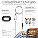 Digital Meat Thermometer for Grilling, Bluetooth Wireless Cooking Thermometer with 6 Probes Ports, Dual Probes Kitchen Thermometer for BBQ Smoker Oven Grill, Instant-read Food thermometer ios/android