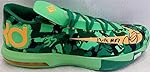 Kevin Durant Signed 13-14 MVP Nike Zoom KD VI Easter Shoe Panini Authentic COA - Panini Certified - Autographed NBA Sneakers