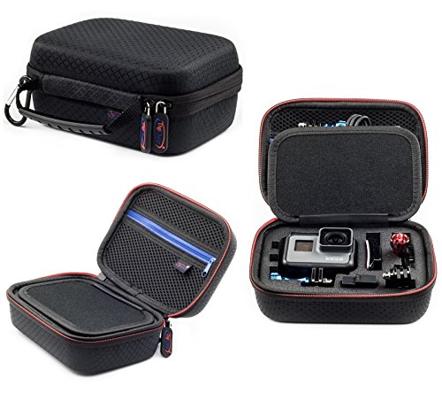 Digicharge-Estuche-De-Transporte-para-Cmaras-Deportivas-Gopro-Garmin-VIRB-Apeman-Sony-Xiaomi-Yi-Camkong-Motorola-Victure-Kitvision-Akaso-Nikon-17x13x7cm