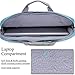 BRINCH Laptop Bag for Men Women Business Briefcase Shoulder Messenger Bag Water Resistant Portable Computer Carrying Sleeve Case Fits 15-15.6 Inch Laptop, Gray