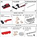 NoCry Pocket Hole Jig System - 2-in-1 Jig and Dowel Tool Kit with 78 Accessories, Including F-Clamp, Drill Bits, Screws, Dowel Plugs & Carrying Case