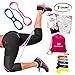 Celebrita MMA Booty Resistance Workout Bands & Mini Loops Exercise Butt Belts for Women - Set of 7 with Carry Bag and Exercise Guide