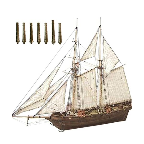 Holzschiff Modelle DIY Schiffsmodell Kit, Holz Segelboot Schiff Kit Schiffbausatz Segelschiff Modellbausatz Dekoration…