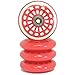 Wiggle Car Polyurethane Replacement Wheels - Red