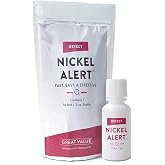 Nickel Alert Single Bottle - Jewelry Test Kit for Nickel Allergy Protection | Perform 200+ At-Home DMG Spot Tests for Nickel in Metal (Earrings, Watches, Buttons, Buckles)