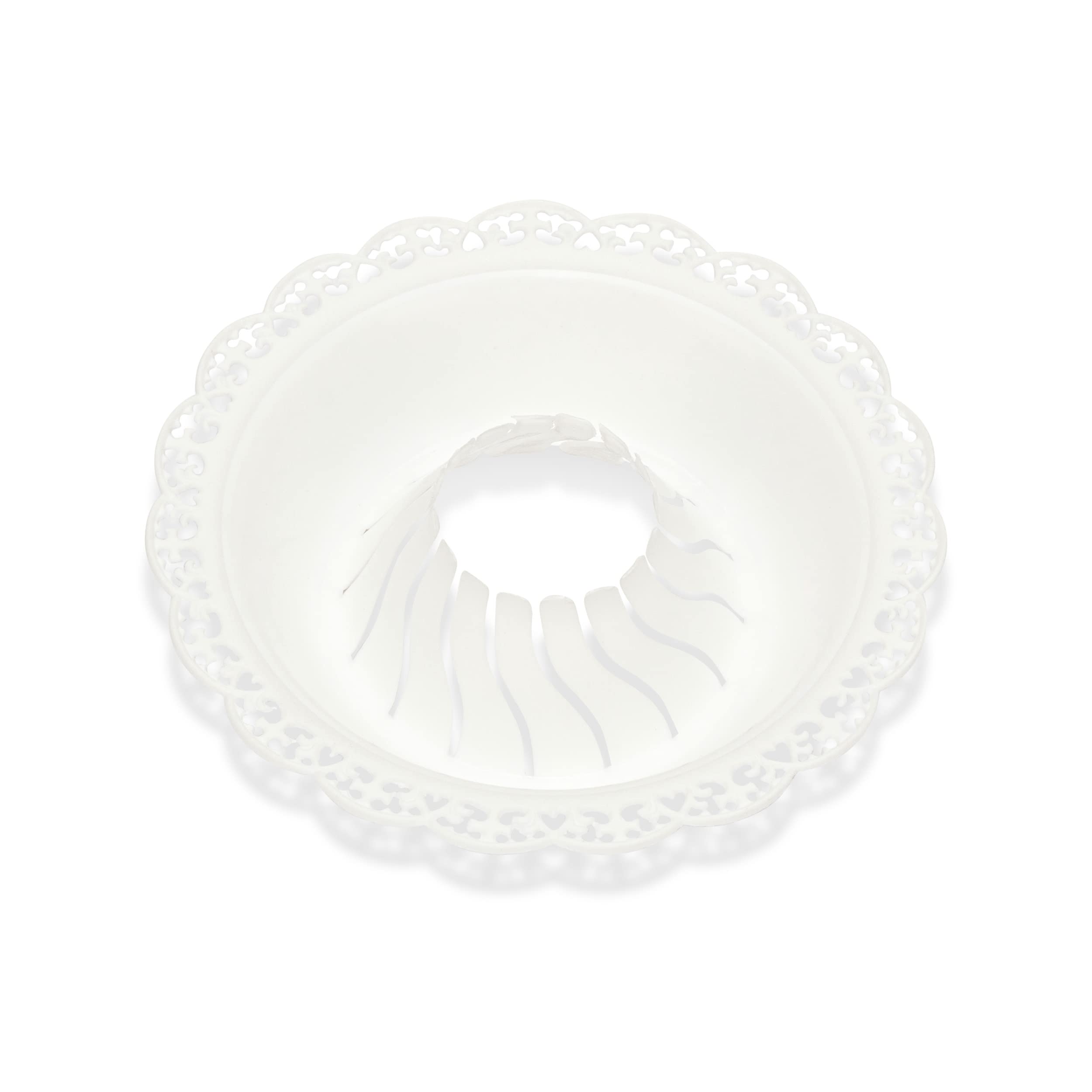 NKlaus 14453 Drip Catcher for Candles 3-4 cm Plastic Drip Protection Communion Baptism Candles Pack of 2