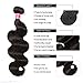 QinMei Hair Brazilian Virgin Hair Body Wave 3 Bundles with Closure 8A 100% Unprocessed Brazilian Body Wave Human Hair Weft With Lace Closure Free Part Natural Black Color (10 12 14 +8)