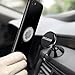 Double 360 Degree Rotation Magnetic Car Phone Mount, Dashboard Car Phone Holder, Compatible with Most Smartphones