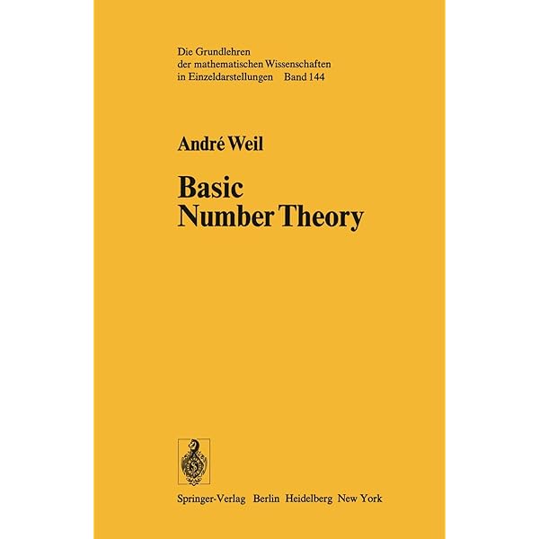 Amazon.com: Basic Number Theory (Grundlehren der mathematischen