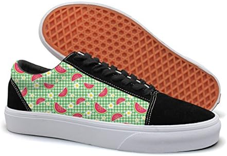 YCFTA Giant Sour Watermelon Woman Casual Shoes Skateboard Athletic Print Vegan