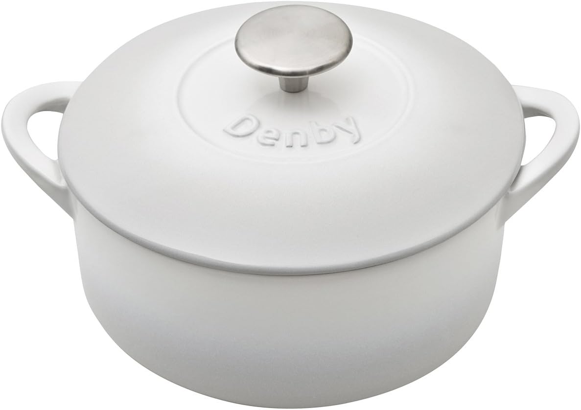 Denby Round Casserole, Natural Canvas, 20 cm