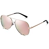 SORVINO Oversized Aviator Sunglasses for Women Men Trendy Retro Bulk Shade Black Faded Sun Glasses Classic UV Protection