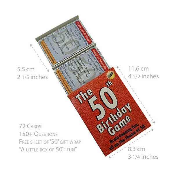 50th-Birthday-The-Game-amusing-gift-idea-or-fun-party-ice-breaker-especially-for-people-turning-fifty 50th Birthday The Game - amusing gift idea or fun party ice breaker, especially for people turning fifty.